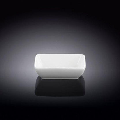 Wilmax White Porcelain Sauce Dish, 3 x 2.5 in