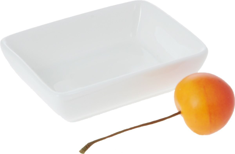 Wilmax White Porcelain Sauce Dish, 3 x 2.5 in