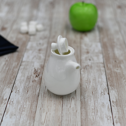 Wilmax White Porcelain Soy Sauce Bottle, 6 fl oz