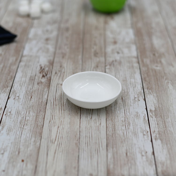 Wilmax Fine Porcelain Soy Dish, 3 in / 7.5 cm