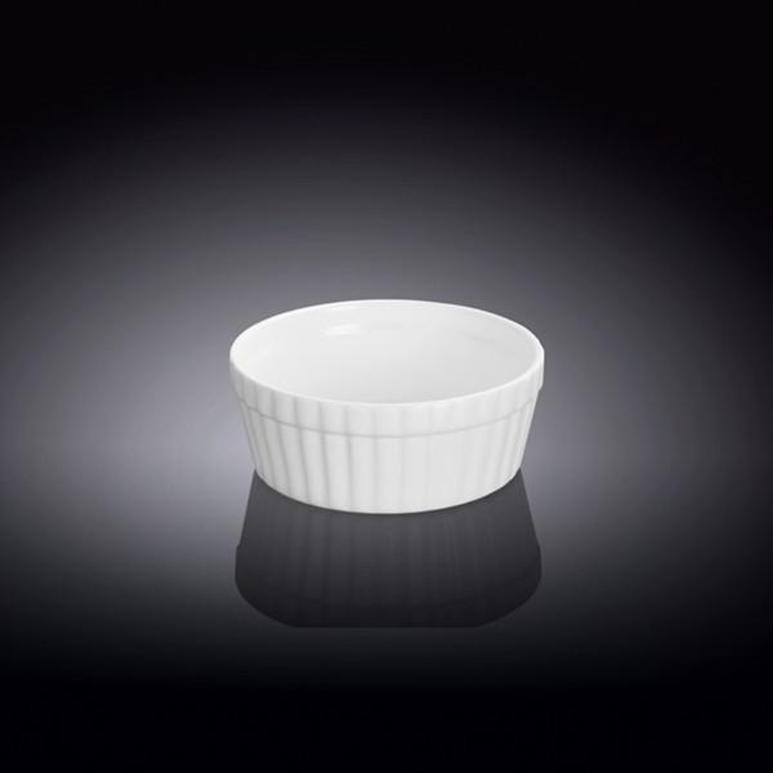 Wilmax White Porcelain Snack & Dessert Dish, 3.5 in (4 oz)