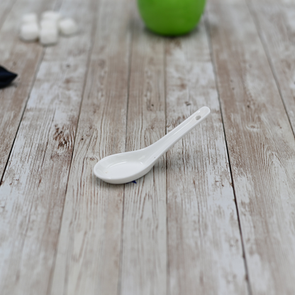 Wilmax Fine Porcelain Spoon, 4 in / 10.5 cm