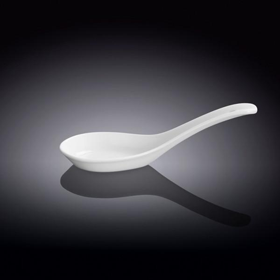 Wilmax Fine Porcelain Spoon, 4 in / 10.5 cm