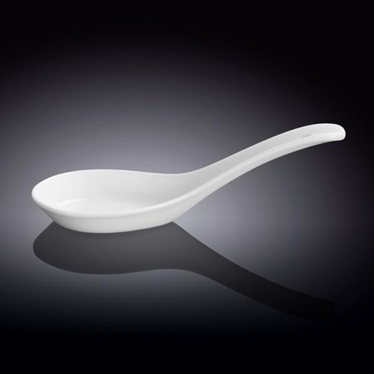 Wilmax Fine Porcelain Spoon, 5.5 in / 13.5 cm