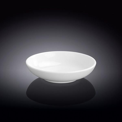 Wilmax White Porcelain Soy Dish, 4 in (10 cm)