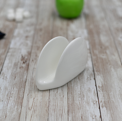 Wilmax White Porcelain Napkin Holder, 4.5 x 3 in