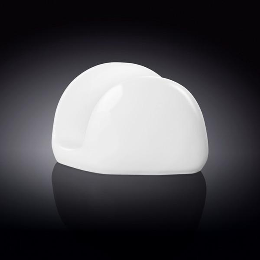 Wilmax White Porcelain Napkin Holder, 4.5 x 3 in
