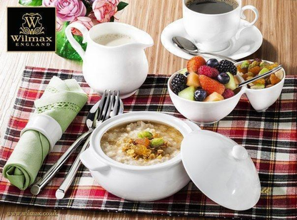 Wilmax Porcelain Baking Pot, 12 oz / 350 ml