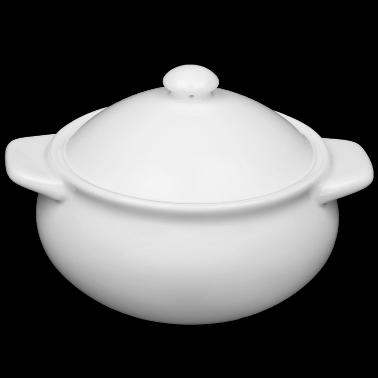 Wilmax Porcelain Baking Pot, 15 oz / 450 ml