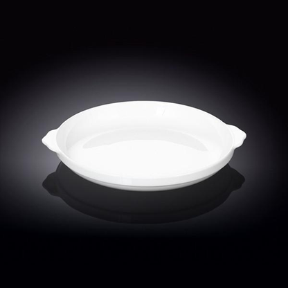 Wilmax Fine Porcelain Oval Baking Dish, 8 in, Set of 6 (WL-997002)