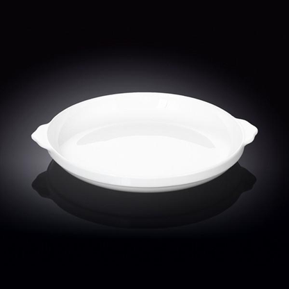 Wilmax Fine Porcelain Oval Baking Dish, 9 in / 23 cm