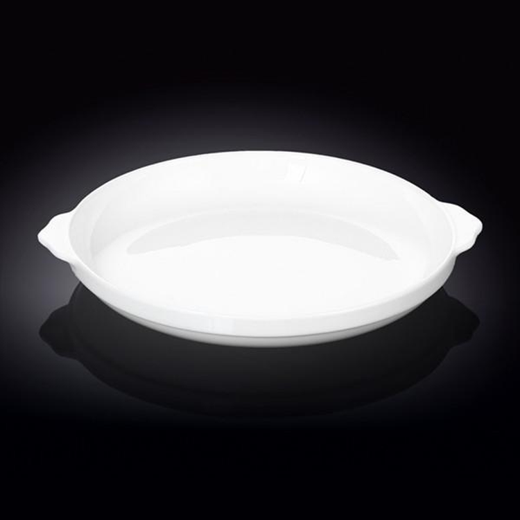 Wilmax Fine Porcelain Oval Baking Dish, 10 in / 25.5 cm