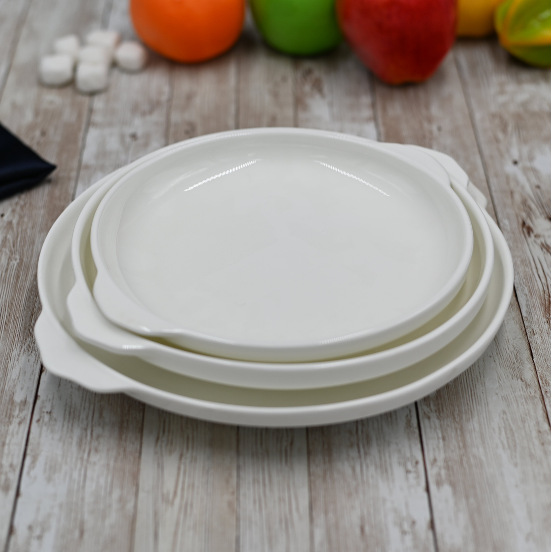 Wilmax Fine Porcelain Oval Baking Dish, 10 in / 25.5 cm
