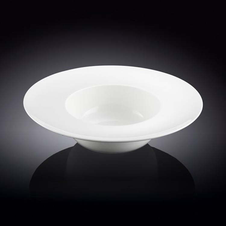 Wilmax Porcelain Deep Plate, 9 in / 400 ml
