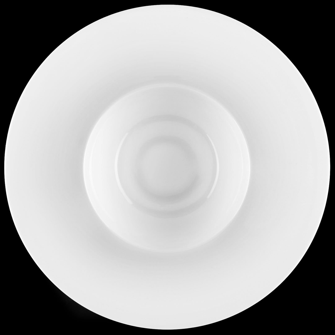 Wilmax Porcelain Deep Plate, 9 in / 400 ml