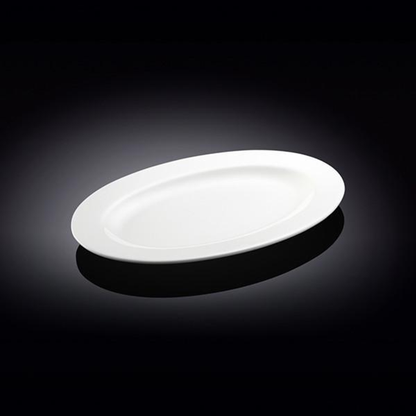 Wilmax White Porcelain Oval Platter, 10 in (26 cm)