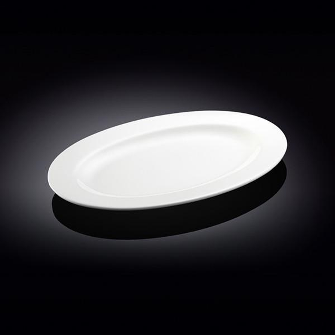 Wilmax White Porcelain Oval Platter, 12 in (Model WL-992025)