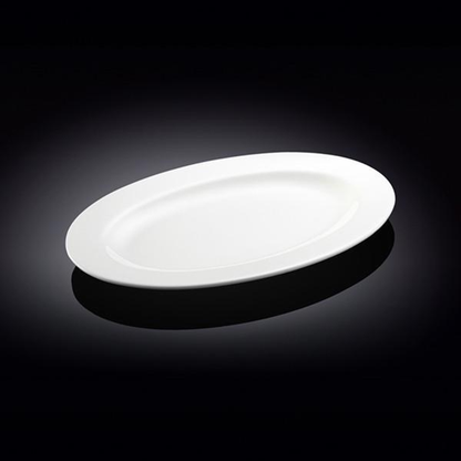 Wilmax White Porcelain Oval Platter, 12 in (Model WL-992025)