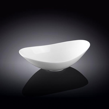 Wilmax White Porcelain Oval Serving Dish, 5 x 3.5 in (Set of 6)