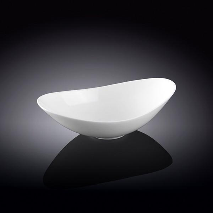 Wilmax White Porcelain Oval Serving Dish, 5 x 3.5 in (Set of 6)
