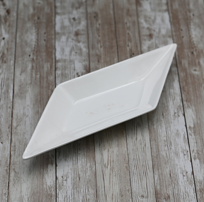 Wilmax Fine Porcelain Diamond Serving Dish, 12 in, Set of 6