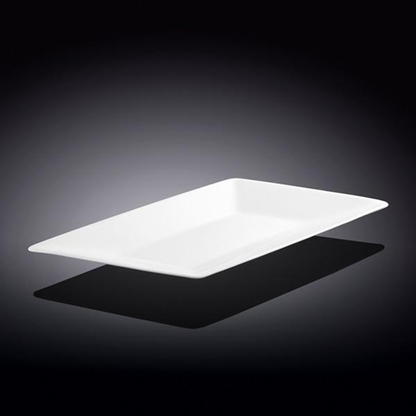 Wilmax Fine Porcelain Diamond Serving Dish, 12 in, Set of 6