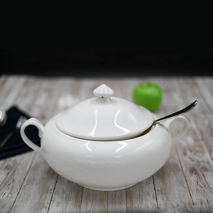 Wilmax Porcelain Soup Tureen, 95 oz