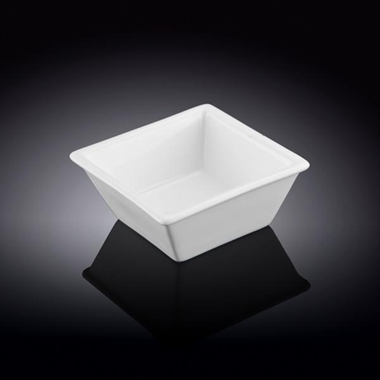 Wilmax White Porcelain Square Dish, 3 x 3 in