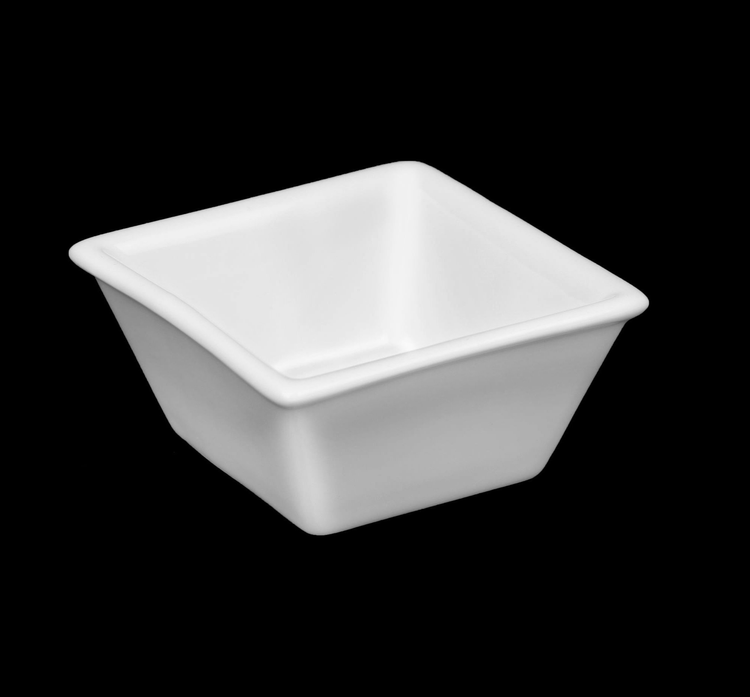 Wilmax White Porcelain Square Dish, 3 x 3 in