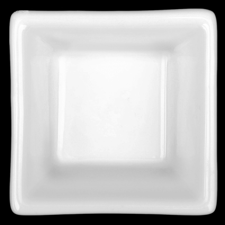 Wilmax White Porcelain Square Dish, 3 x 3 in