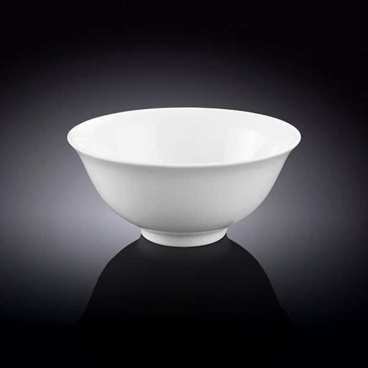Wilmax Fine Porcelain Bowl, 9 oz, 4.5 in / 260 ml, Set of 6