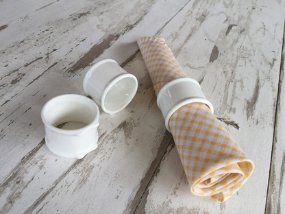 Wilmax White Porcelain Napkin Ring