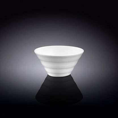 Wilmax Fine Porcelain Dessert Dish, 4 x 2 in, 6 oz, Set of 6