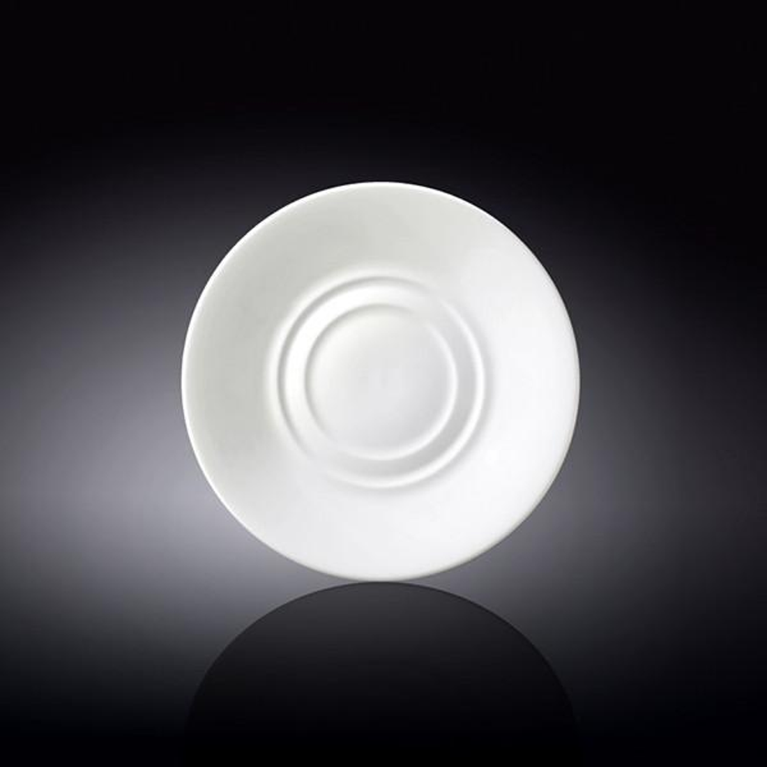 Wilmax White Porcelain Multi-Use Saucer, 5.5 in (14 cm)