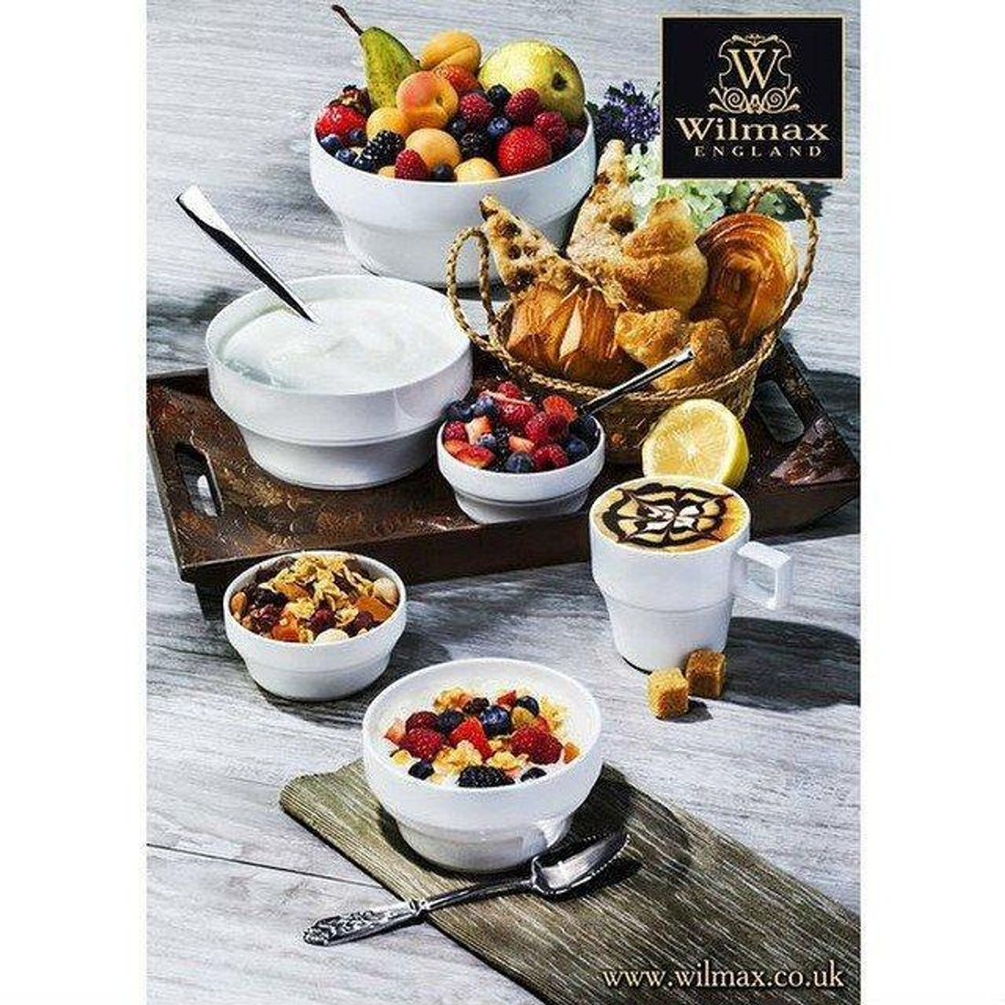 Wilmax White Porcelain Bowl, 3.5 in (6 oz)
