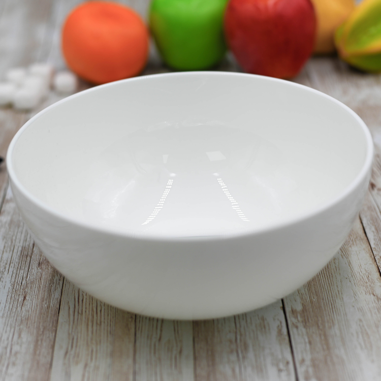 Wilmax Fine Porcelain Round Serving Bowl, 57 oz, 8 in, Set of 4