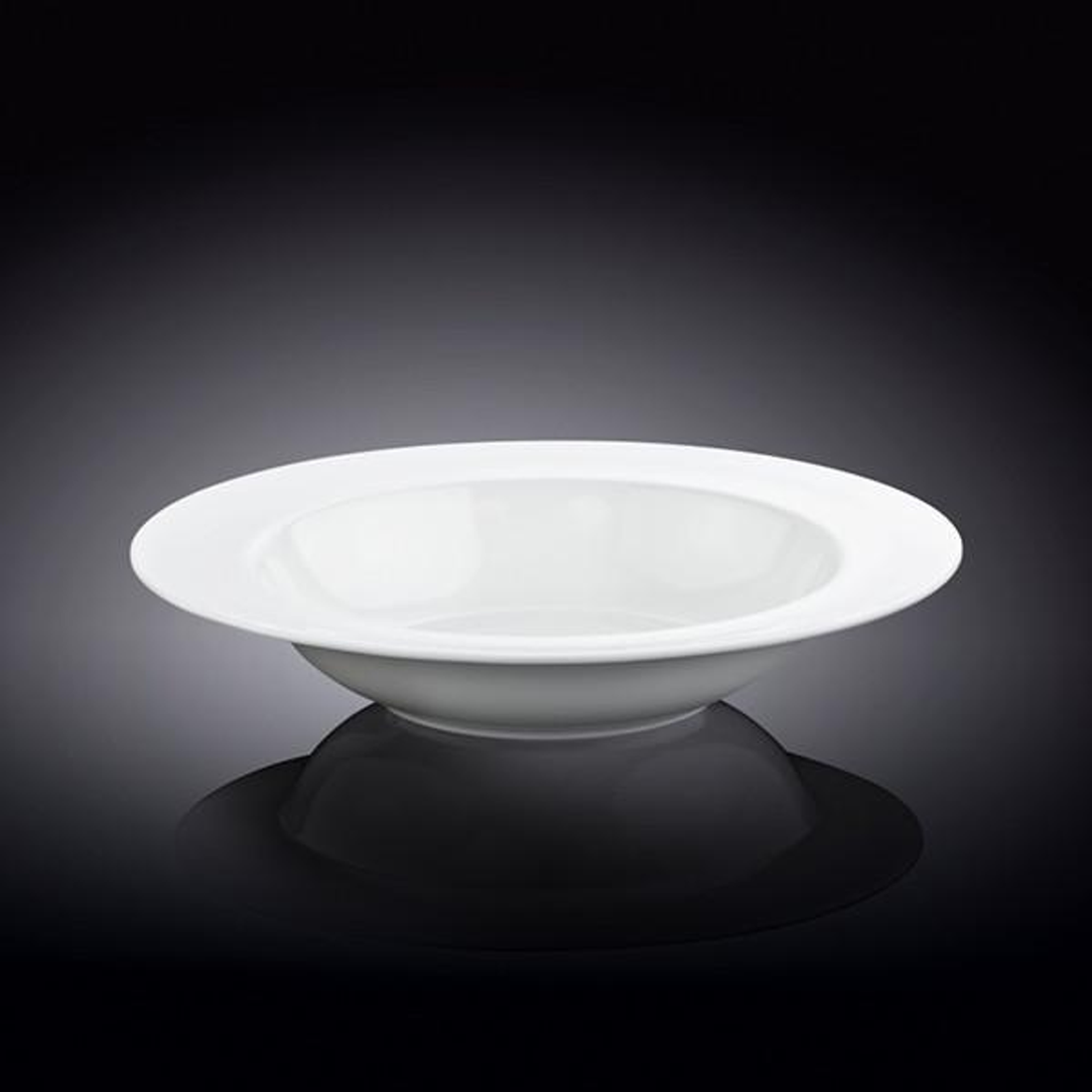 Wilmax Fine Porcelain Deep Plate, 8 in, Set of 6