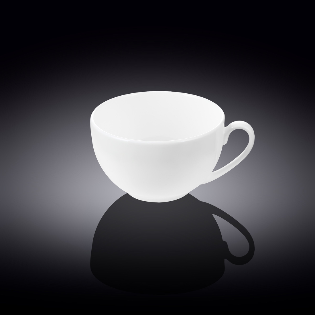 Wilmax White Porcelain Tea Cup, 8 fl oz (250 ml)