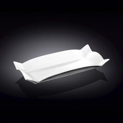 Wilmax White Porcelain Serving Platter, 10 x 5 in