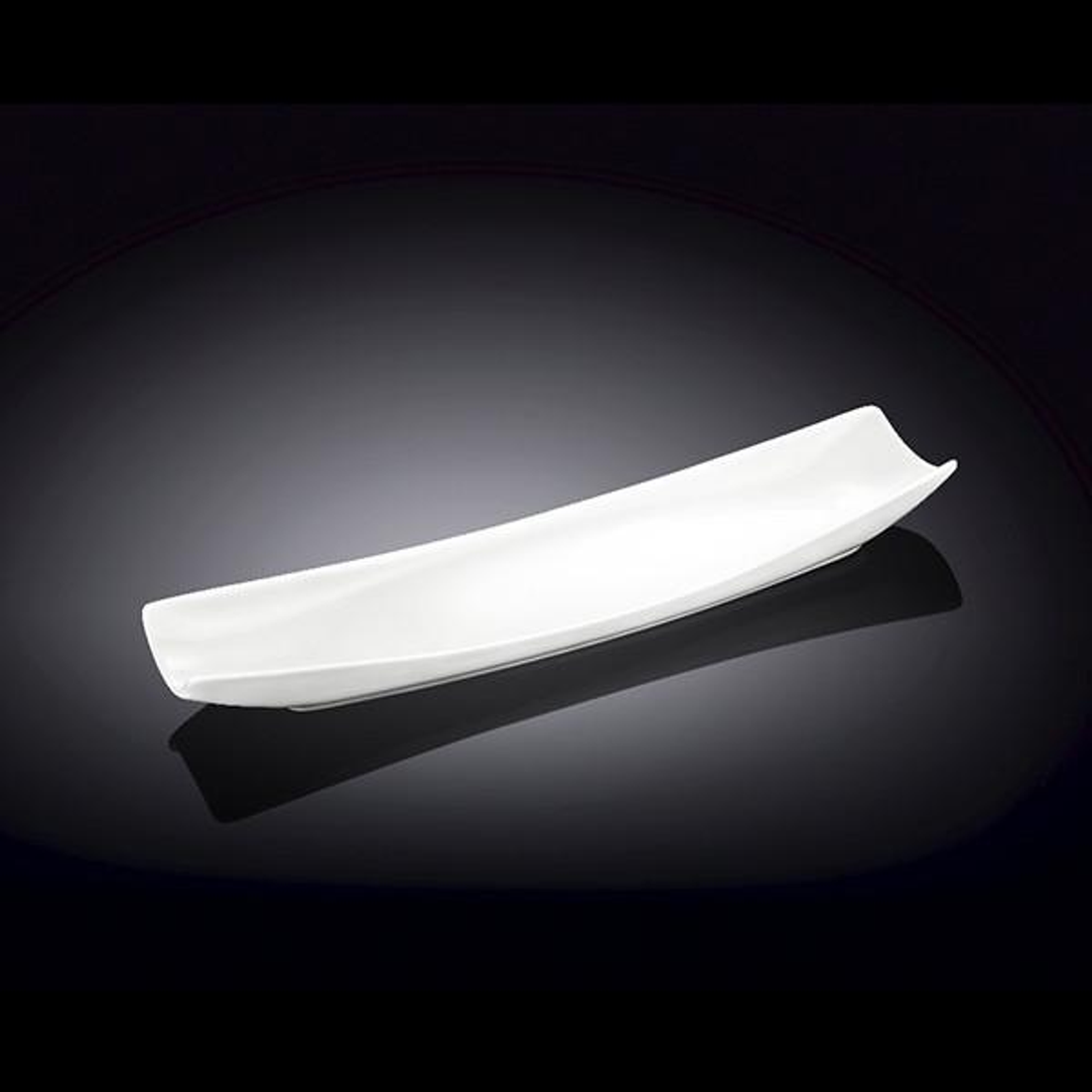 Wilmax Fine Porcelain Serving Dish, 12 x 4 in, Set of 6