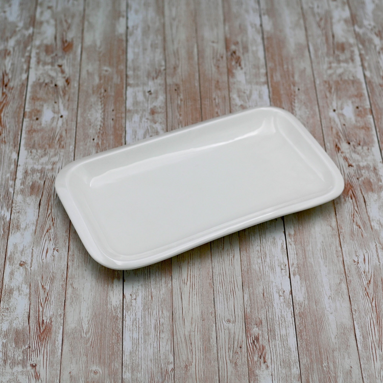 Wilmax White Porcelain Rectangular Serving Dish, 12 x 7 in