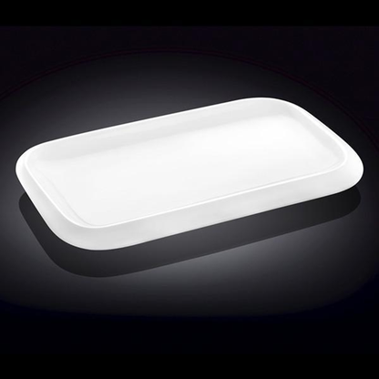 Wilmax White Porcelain Rectangular Serving Dish, 14 x 8.5 in