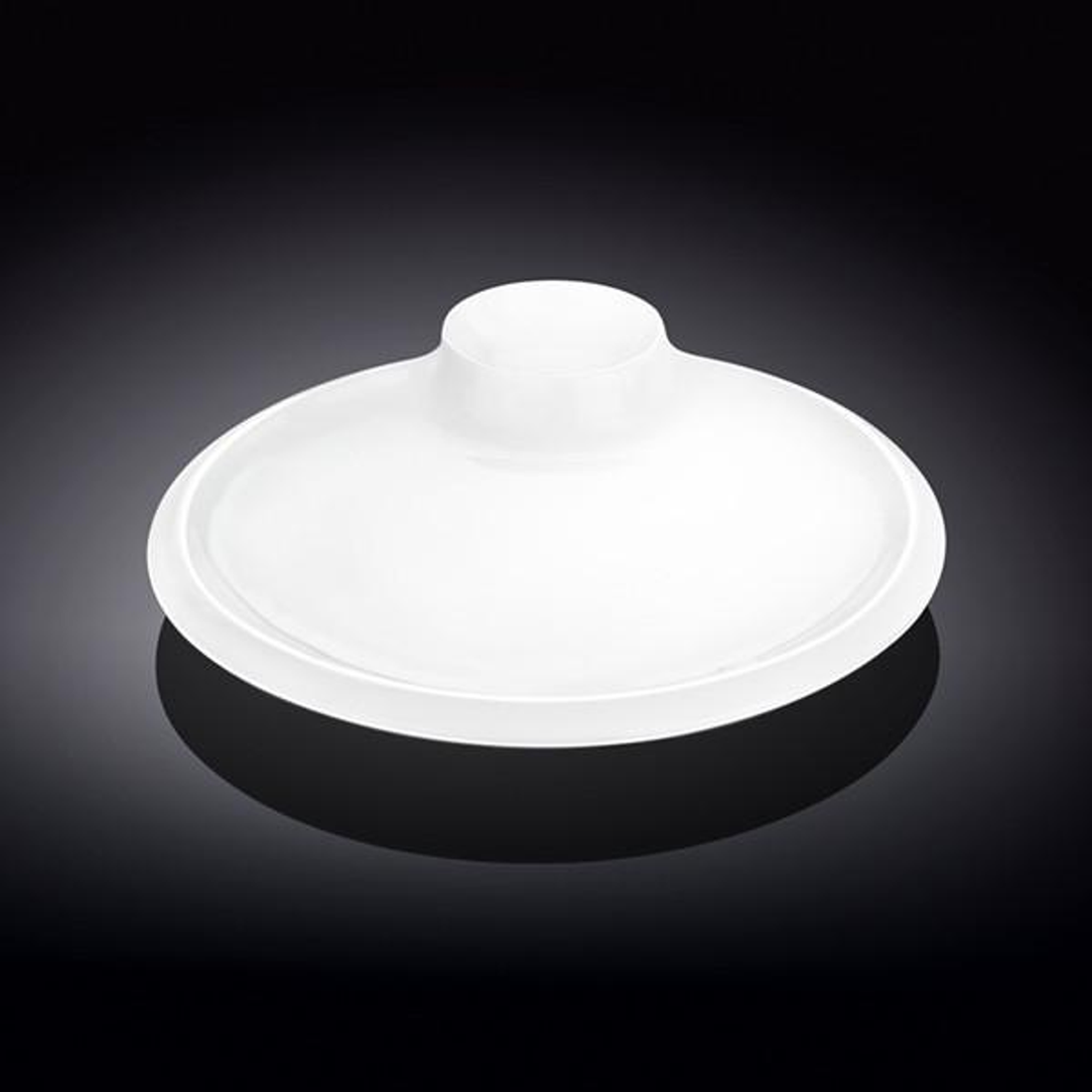Wilmax Fine Porcelain Divided Round Platter, 10 in / 25 cm