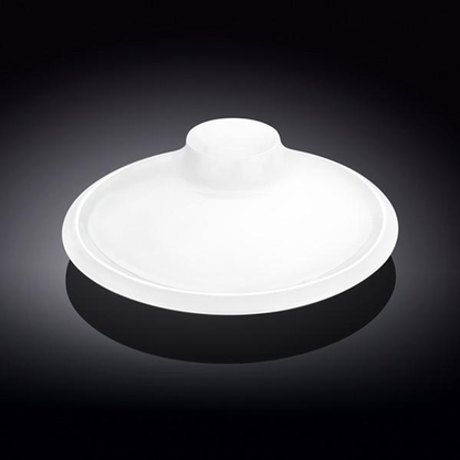 Wilmax Fine Porcelain Divided Round Platter, 10 in / 25 cm