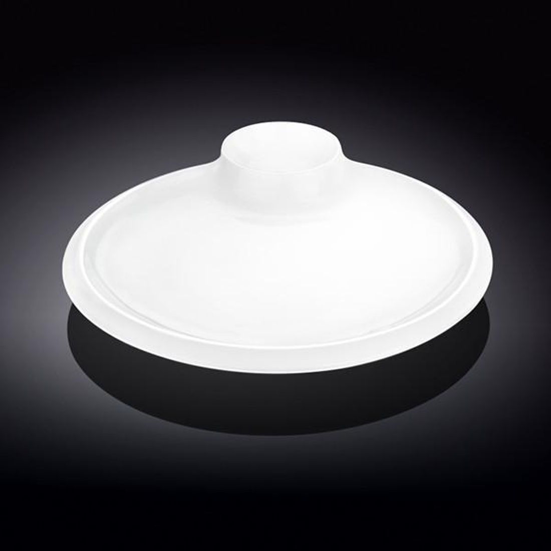 Wilmax Fine Porcelain Divided Round Platter, 12 in / 30 cm
