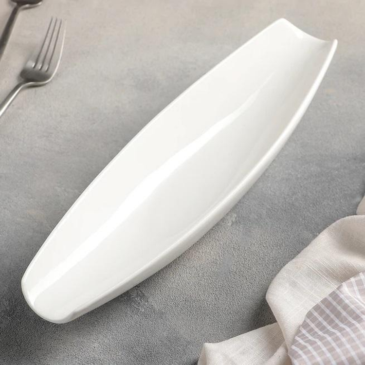 Wilmax Fine Porcelain Serving Dish, 13 in, Set of 6, WL-992634
