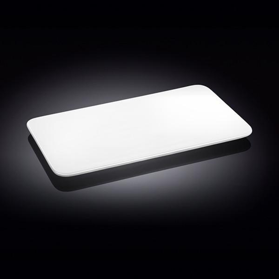 Wilmax White Porcelain Flat Platter, 12 x 7.5 in