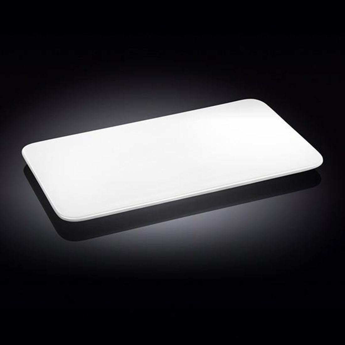 Wilmax White Porcelain Flat Platter, 14 x 10 in