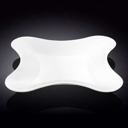 Wilmax White Porcelain Square Serving Dish, 8 in (Set of 6)