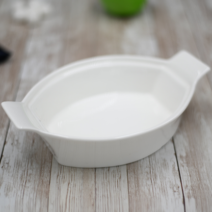 Wilmax Fine Porcelain Baking Dish, 8.5 in / 22 cm